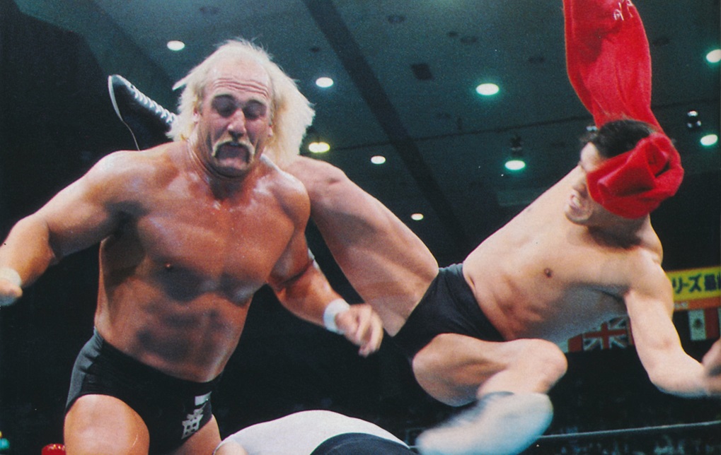アントニオ猪木とハルク・ホーガンがIWGP王座を懸けて最後の遺恨対決
