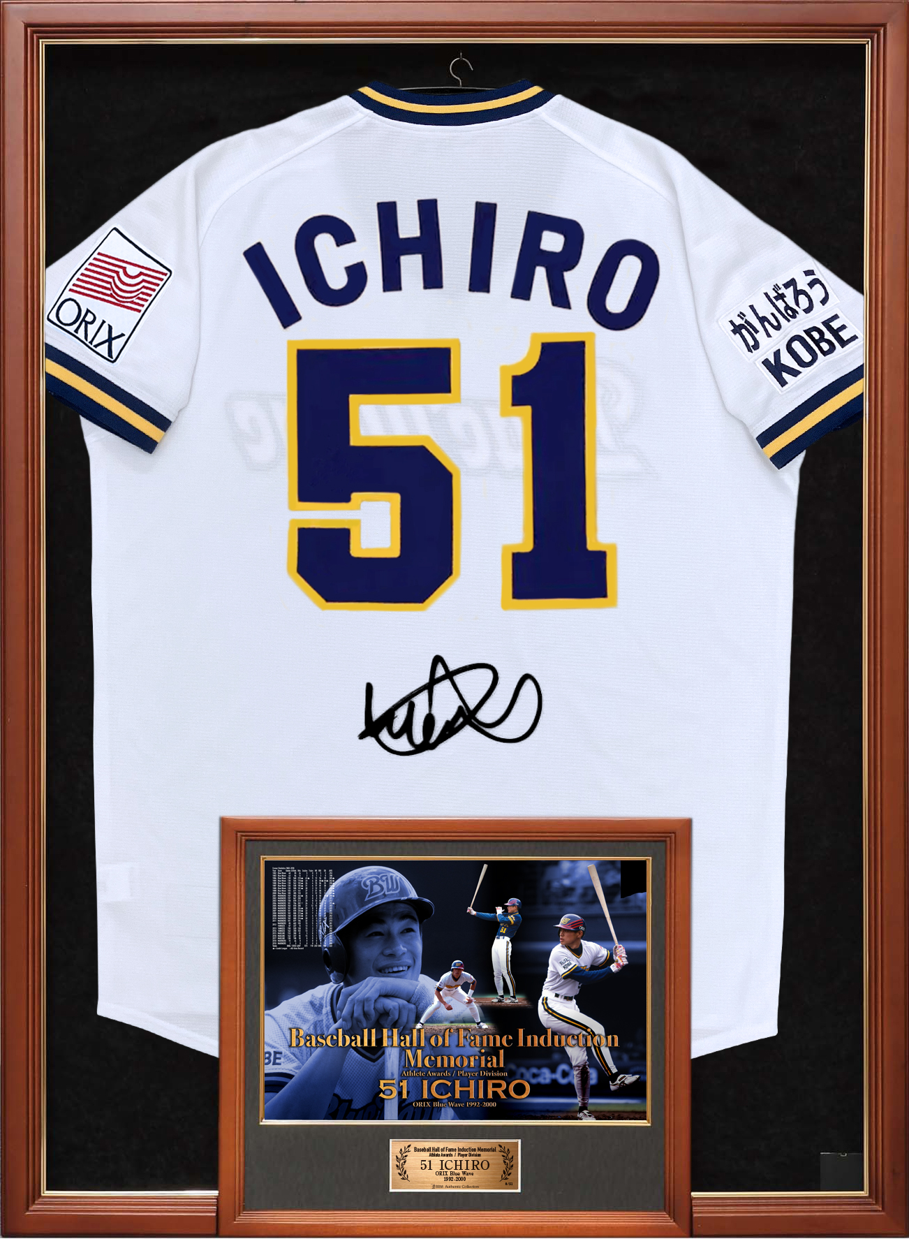 販売終了】イチロー 野球殿堂入り記念 直筆サイン入ユニフォーム | BBM