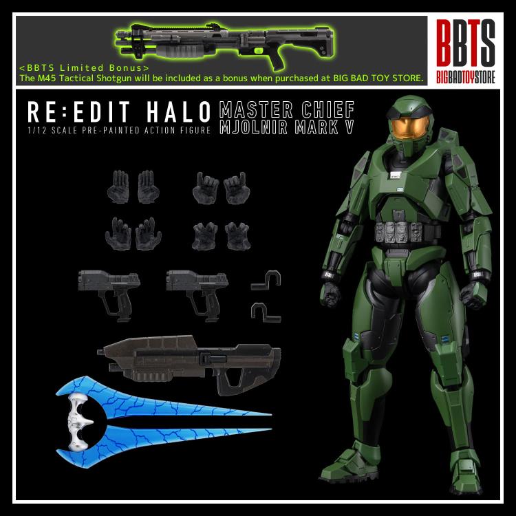Halo RE:EDIT Master Chief (Mjolnir Mark V) BBTS Exclusive 1/12