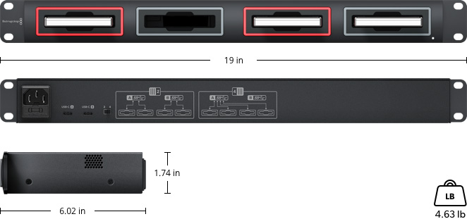Blackmagic MultiDock – Tech Specs | Blackmagic Design