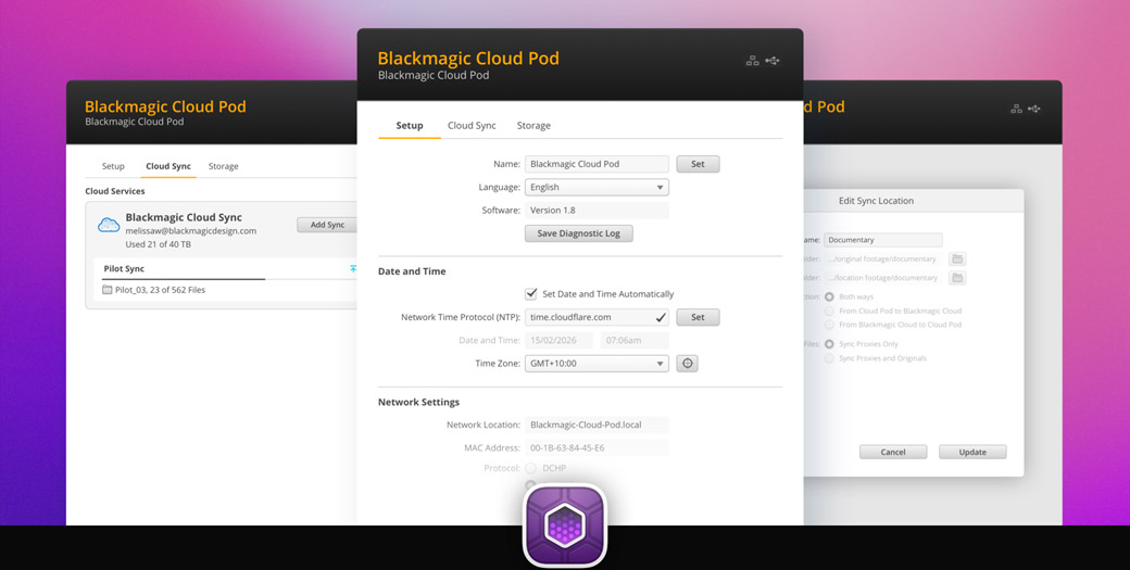 Blackmagic Cloud Pod | Blackmagic Design