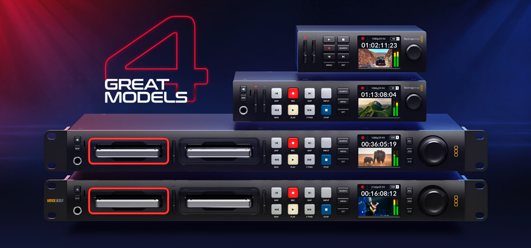 HyperDeck Studio – モデル | Blackmagic Design