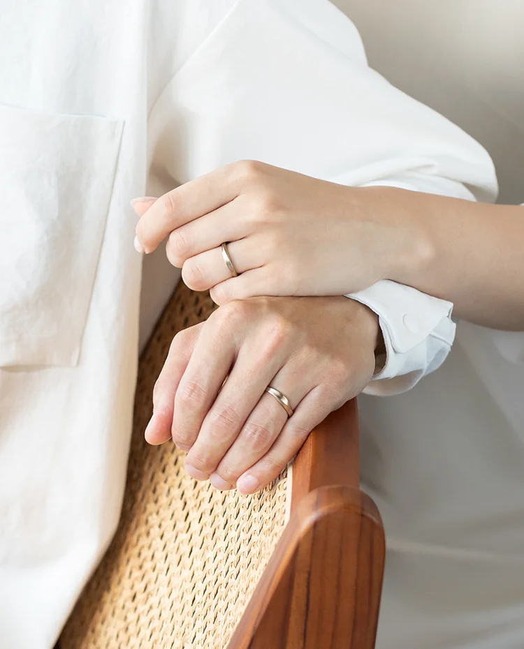 K18シャンパンゴールドの結婚指輪・婚約指輪｜オーダーメイドブランド