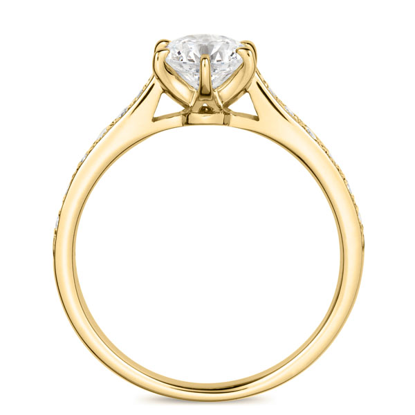 K18YG ヴィラ ダイヤモンド エタニティタイプ リング 0.7ct｜婚約指輪