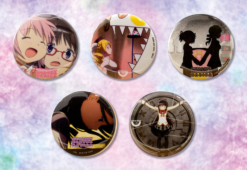 まどか☆マギカ 缶バッジセット（A／B／C／D）