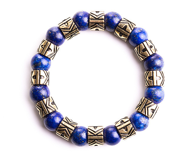 ラピス・ラズリの腕飾り