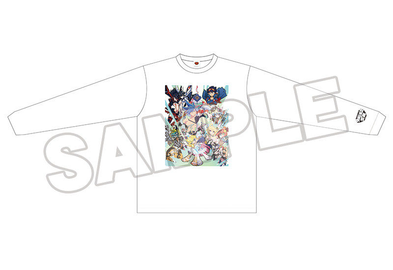 今石洋之の世界 キービジュアル ロングTシャツ ブラック/ホワイト
