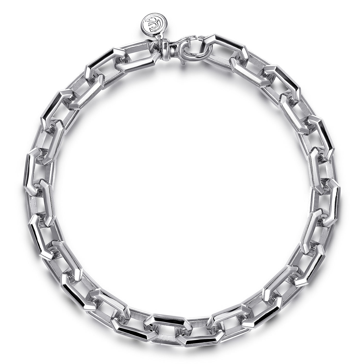 Chain Bracelet Faceted 925 Sterling Silver @ $650. Shop Men