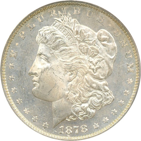1878 7TF Morgan Dollar Reverse of 1879 PL Mint State (MS) Pricing