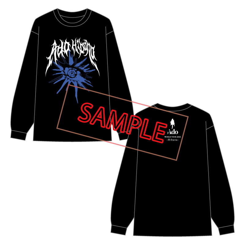 Adoのドキドキ秘密基地」公式Tシャツ ver.4 黒【Ado Official Shop】