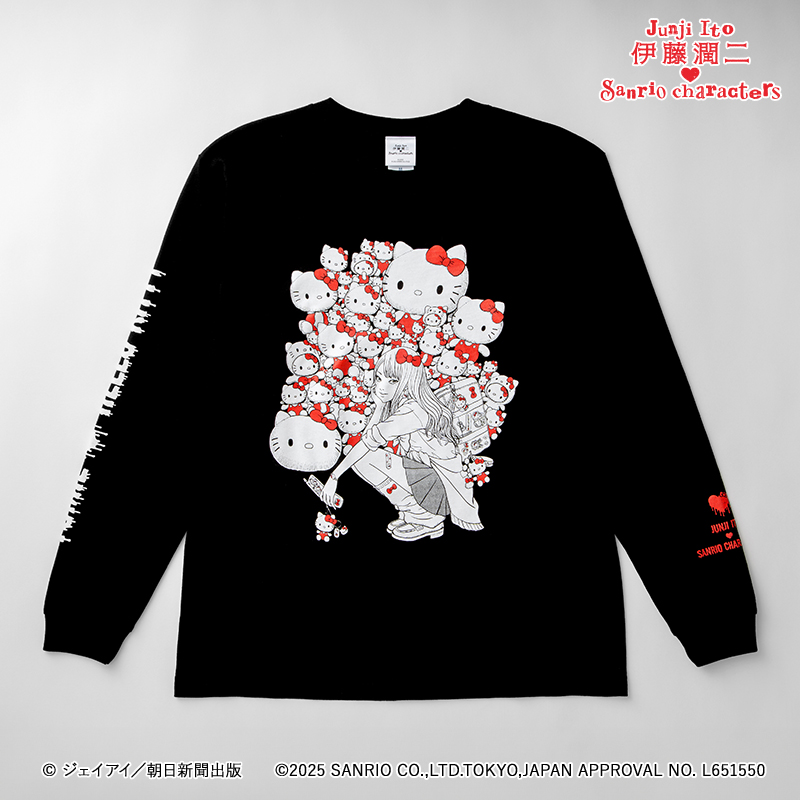 伊藤潤二×サンリオキャラクターズ パーカー ギャル富江×ハローキティ