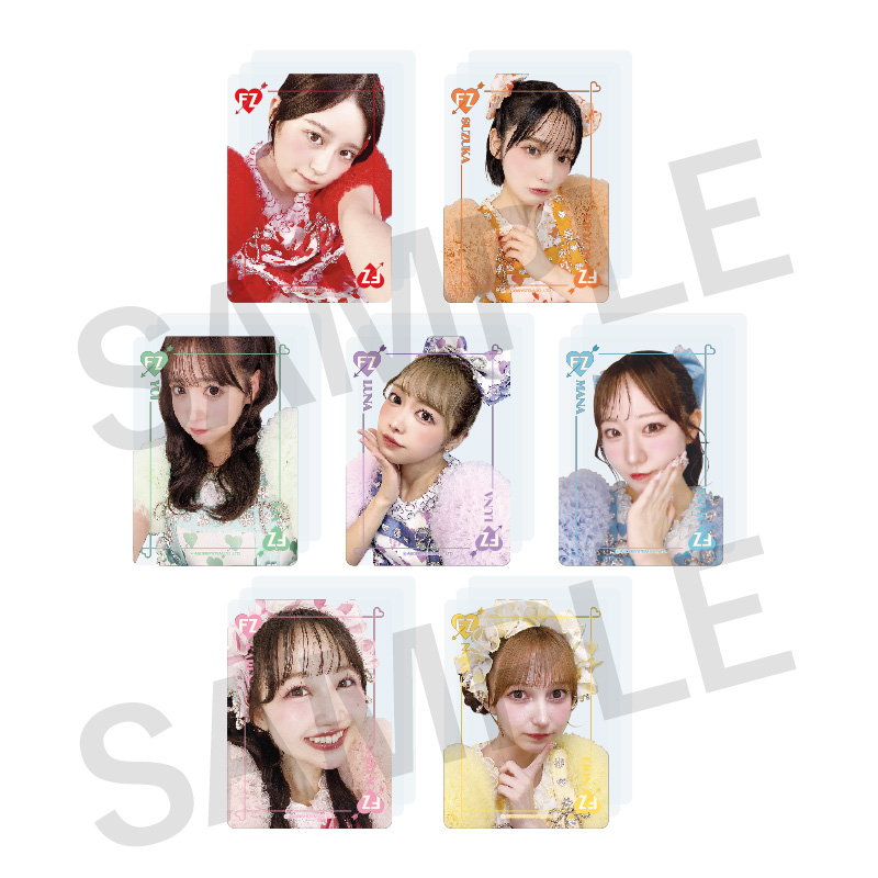 FRUITS ZIPPER クリアトレーディングカード-1st ASIA TOUR 2025