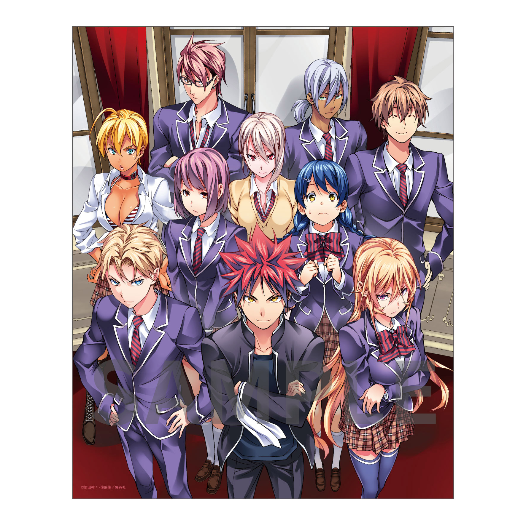 食戟のソーマ「遠月学園祭」フルカラーアートボード RED【KOTOWARI