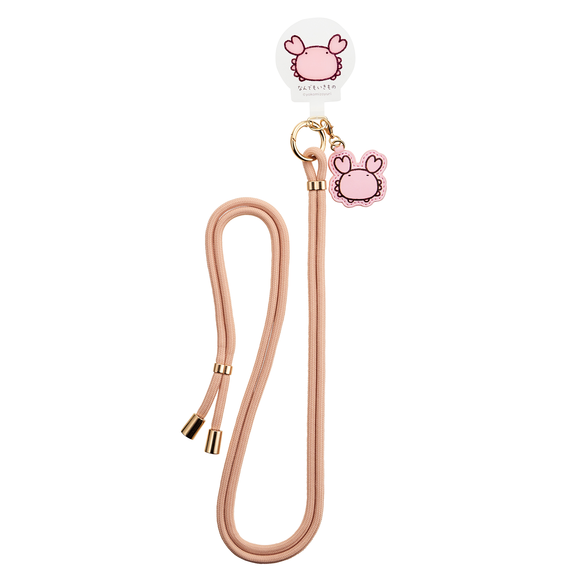 ショルダーストラップ カニ【なんでもいきもの屋】