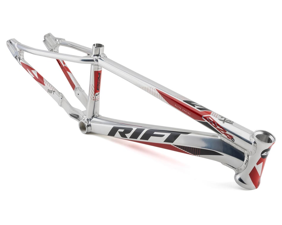 Rift ES24D BMX Race Frame (Polished/Red) - Dan's Comp
