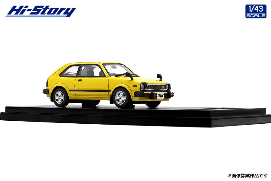 Hi-Storyから1/43スケール「ホンダ シビック CX（1979）」ディスプレイ