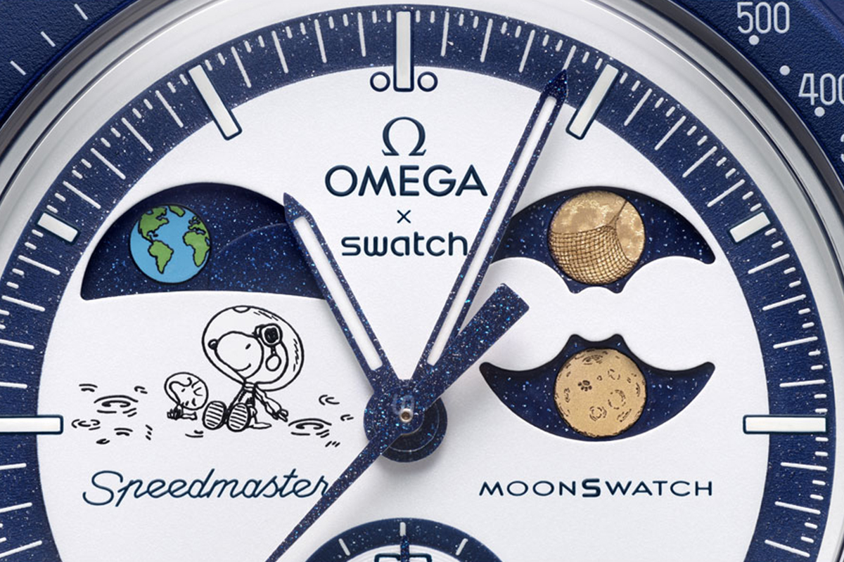 1日限定1店舗1人1本のみ！スヌーピーがかわいいスウォッチ×オメガ