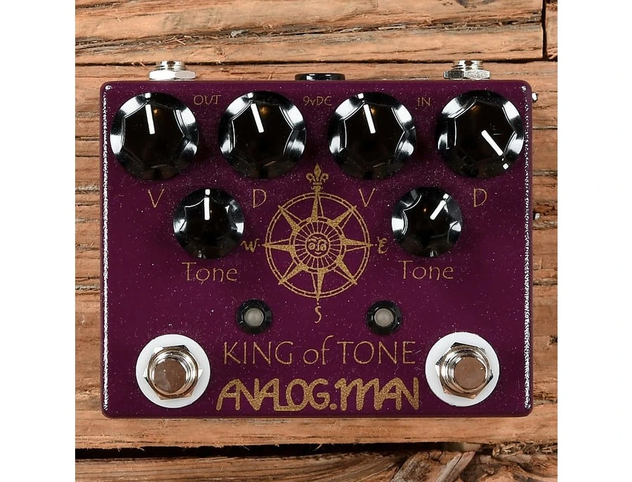 Analog Man King of Tone V4 with Both Side High Gain Option - What