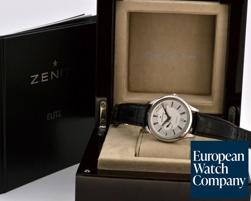 21637) Zenith Captain Power Reserve SS Silver Dial | European