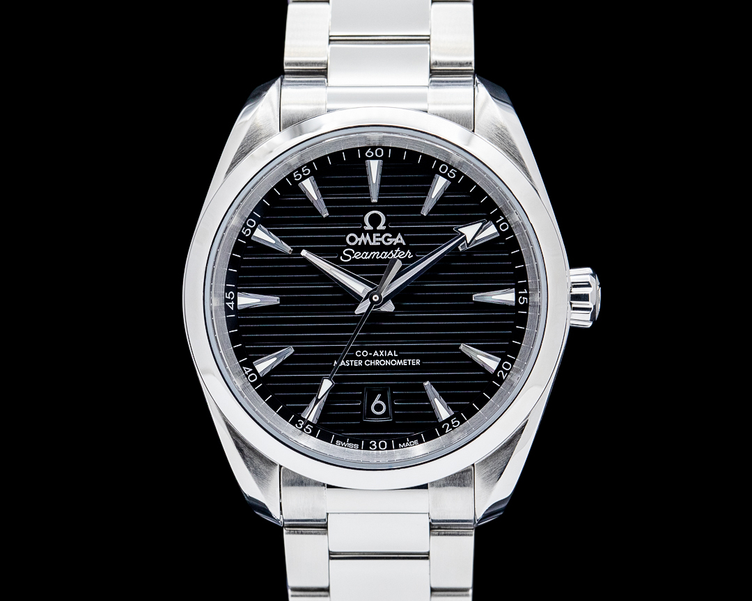 65658) Omega Seamaster Aqua Terra 150M 38mm SS Black Dial