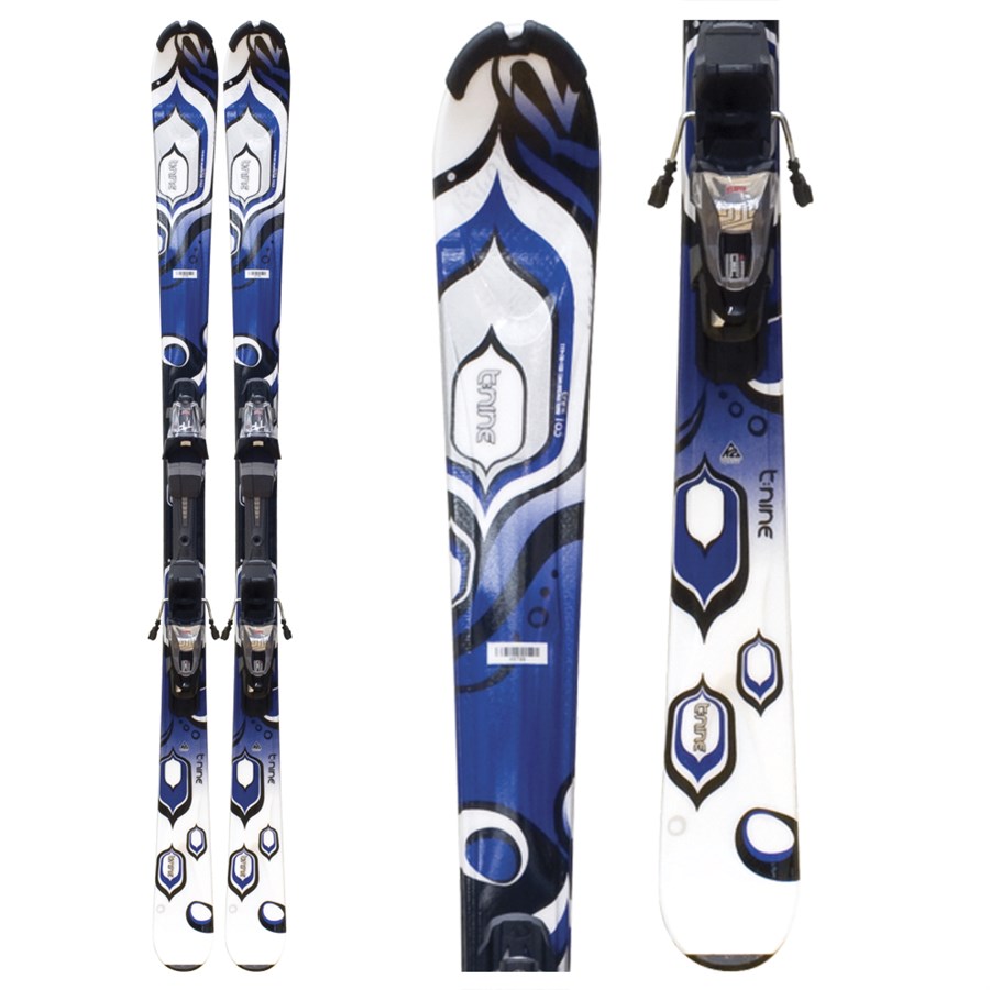 K2 T-Nine Sport Skis + Marker FasTrack2 10.0 Bindings - Women's