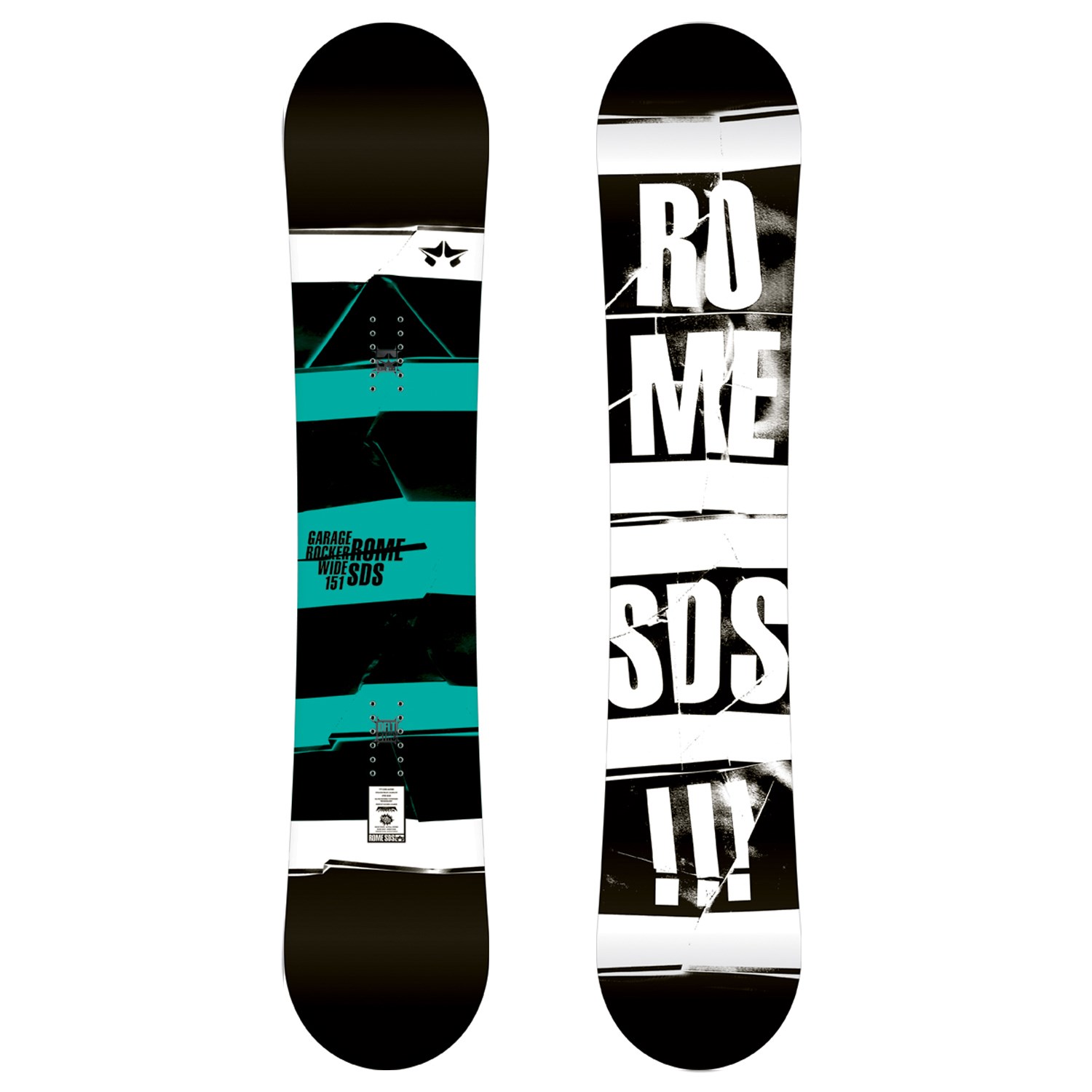 Rome Garage Rocker Wide Snowboard 2012 | evo