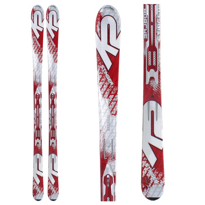 K2 Apache Stinger Skis + Marker IBC 10.0 Bindings 2010 | evo