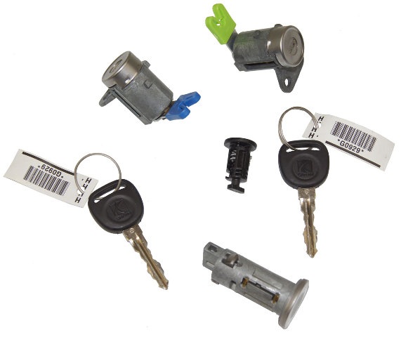 2007-2010 Saturn Sky Ignition+Doors+Glove Box Lock Cylinders W/2