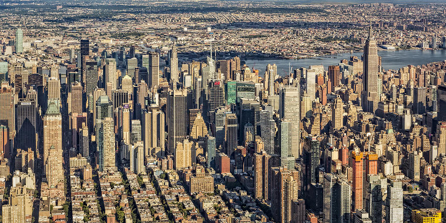 Midtown Manhattan NYC Aerial View by Susan Candelario