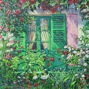 Monet's Window Art Print by L Diane Johnson - L Diane Johnson