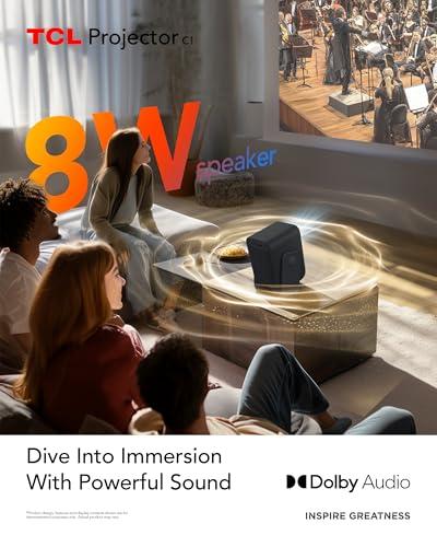 TCL C1 Google TV Portable Projector -