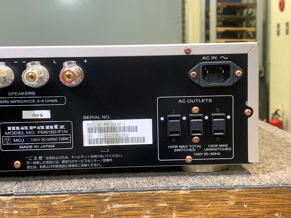PM6100SA Ver.2 marantz - 中古オーディオ 高価買取・販売 ハイファイ堂