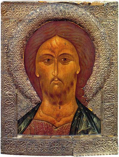 Спас Вседержитель, оплечный. XVI в. - ДРЖ-313 [4352]