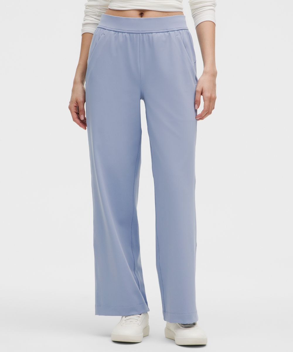 Luxtreme プルオンミッドライズ ワイドレッグパンツ *アジアフィット