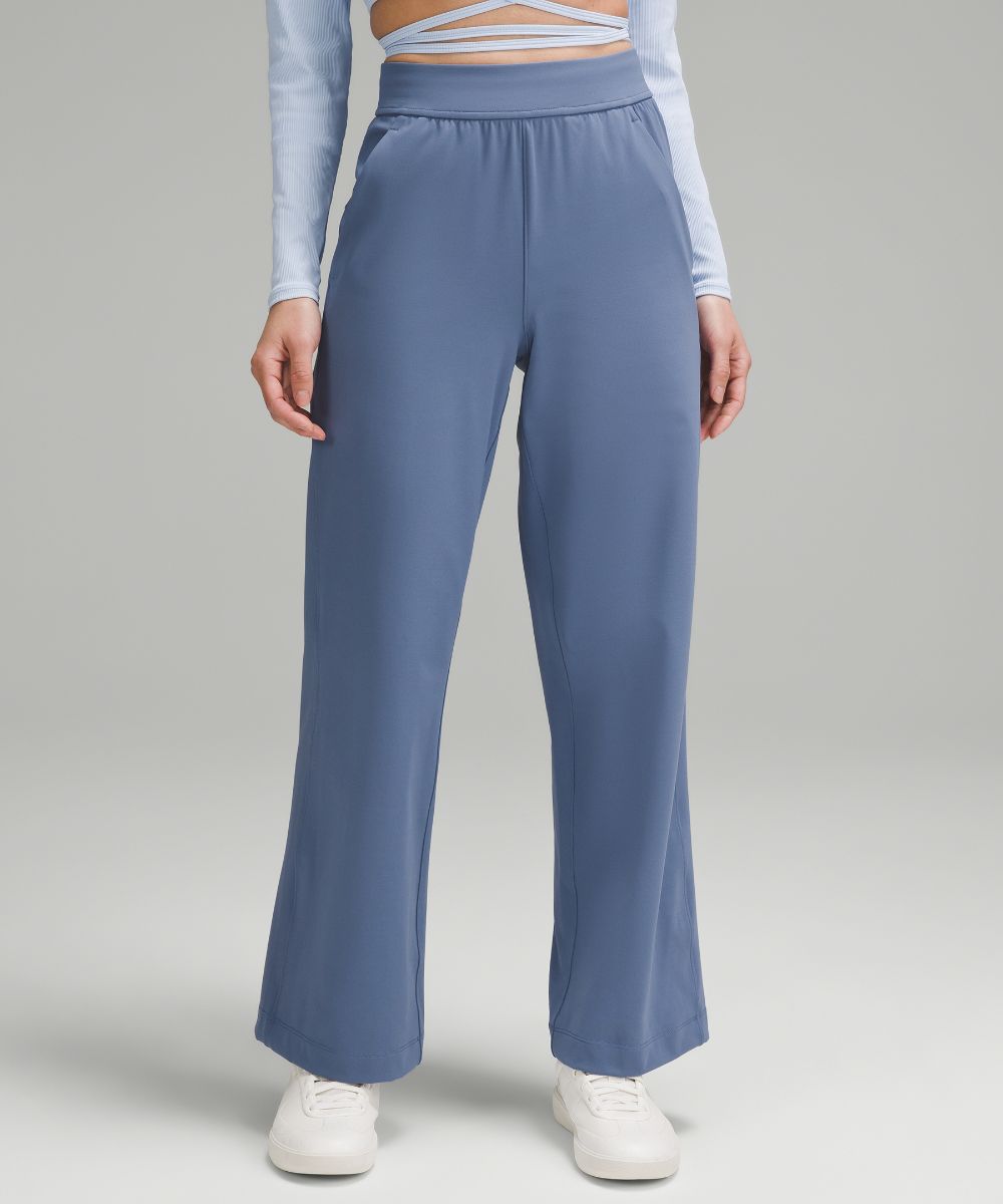 Luxtreme プルオンミッドライズ ワイドレッグパンツ *アジアフィット