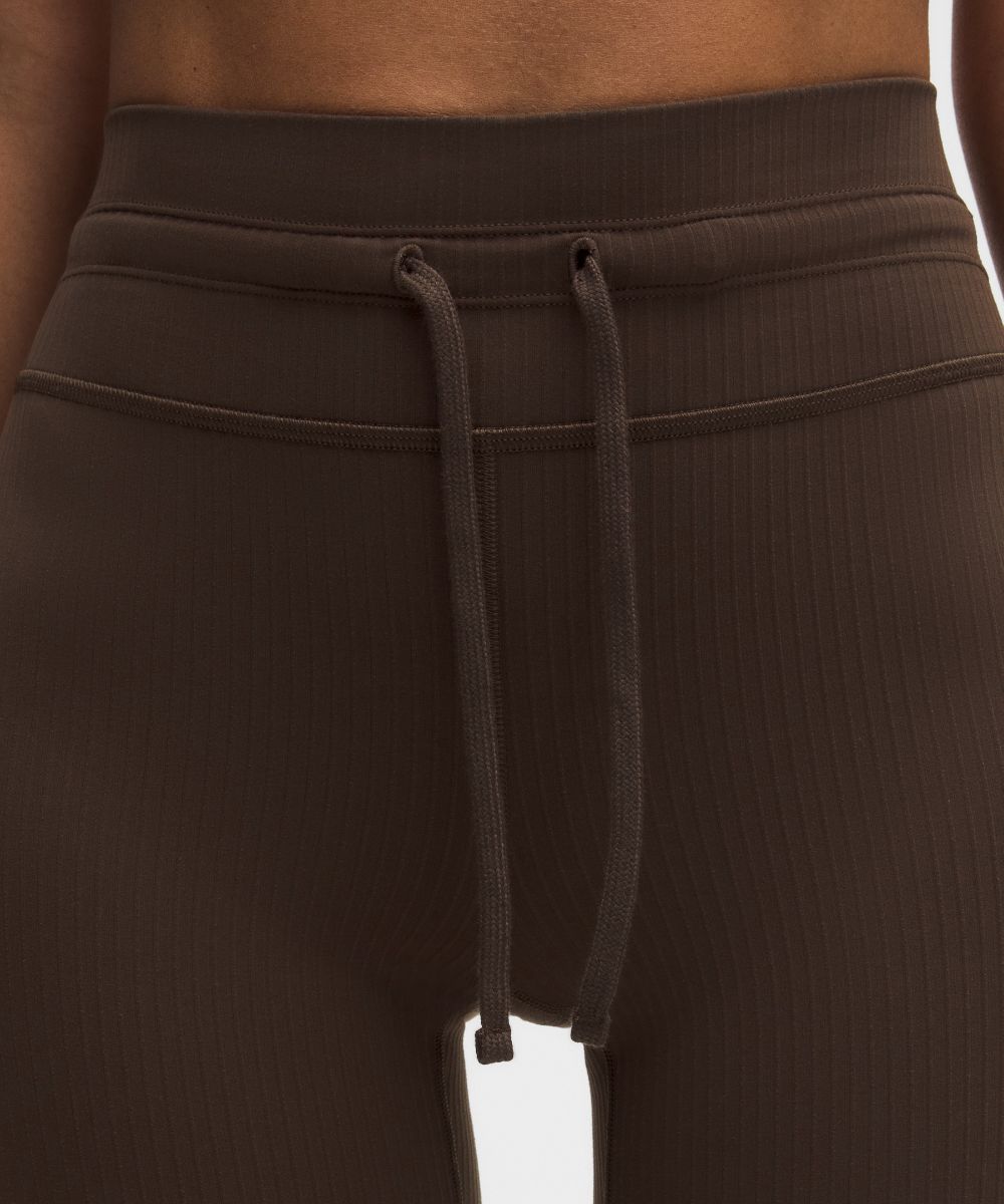 Groove ハイライズ リブワイドフレアパンツ | パンツ | Lululemon JP