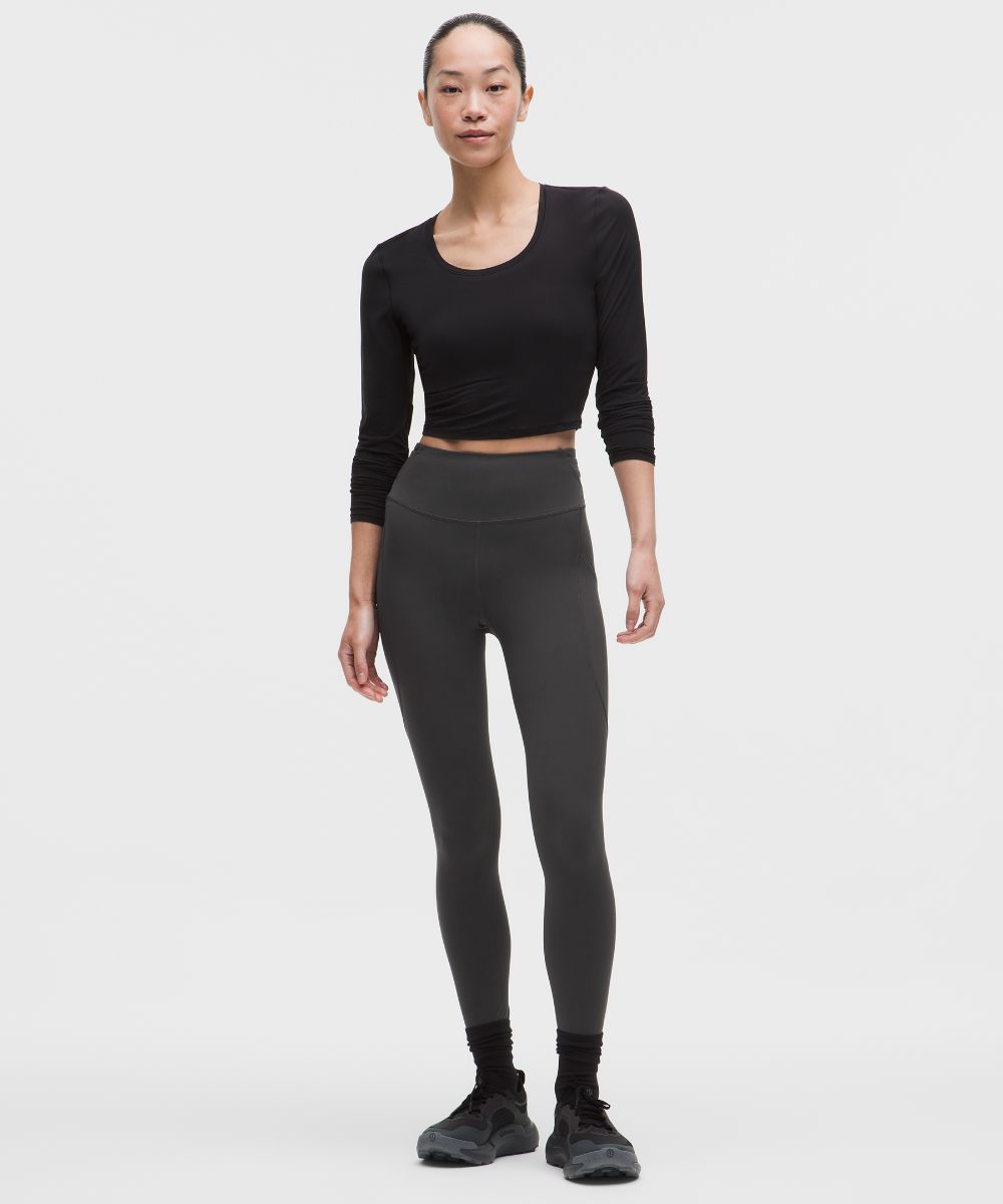 Fast and Free ハイライズタイツ ポケット付き 26インチ *アジア