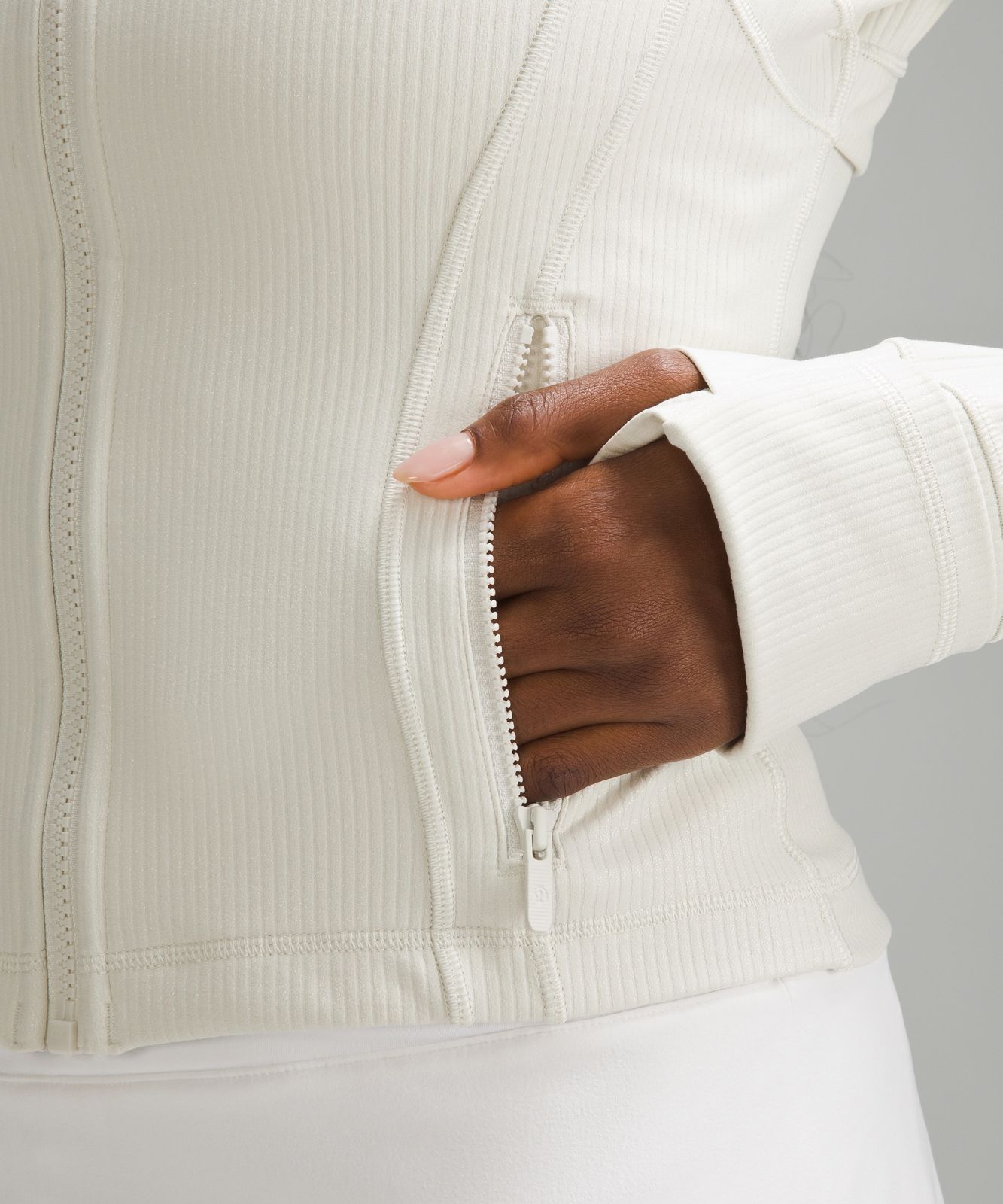 クロップ Define ジャケット *リブNulu シャイン | ジャケット