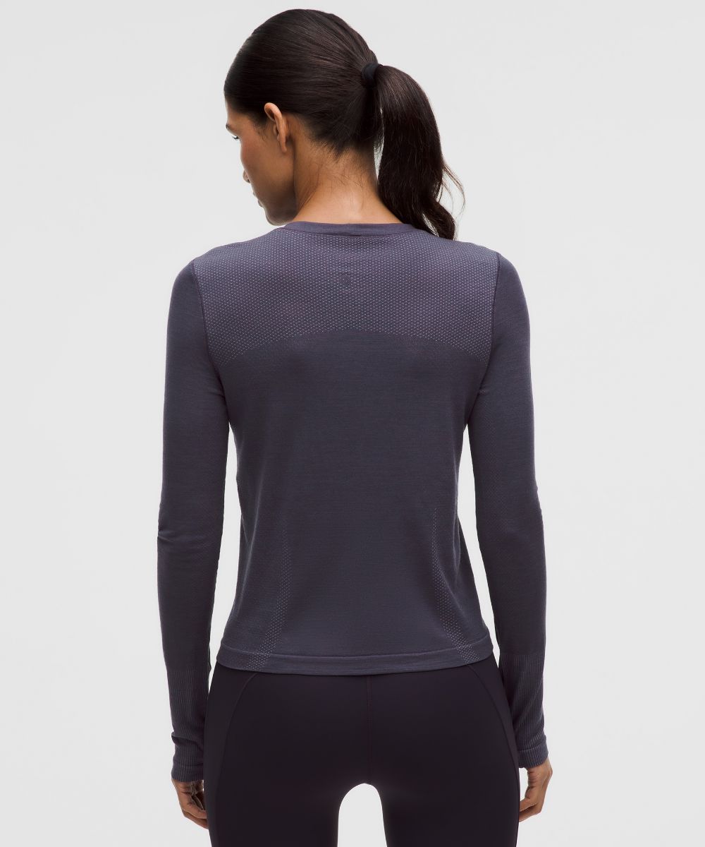 Swiftly ウール長袖シャツ | ロングスリーブ | Lululemon JP