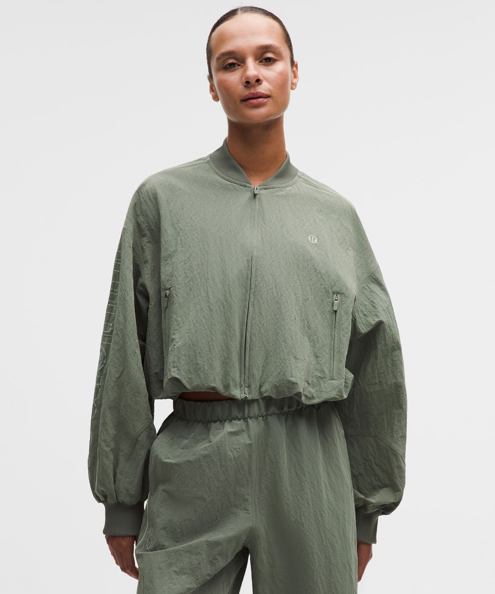 クリンクルナイロン トラックジャケット *ワードマーク | ジャケット