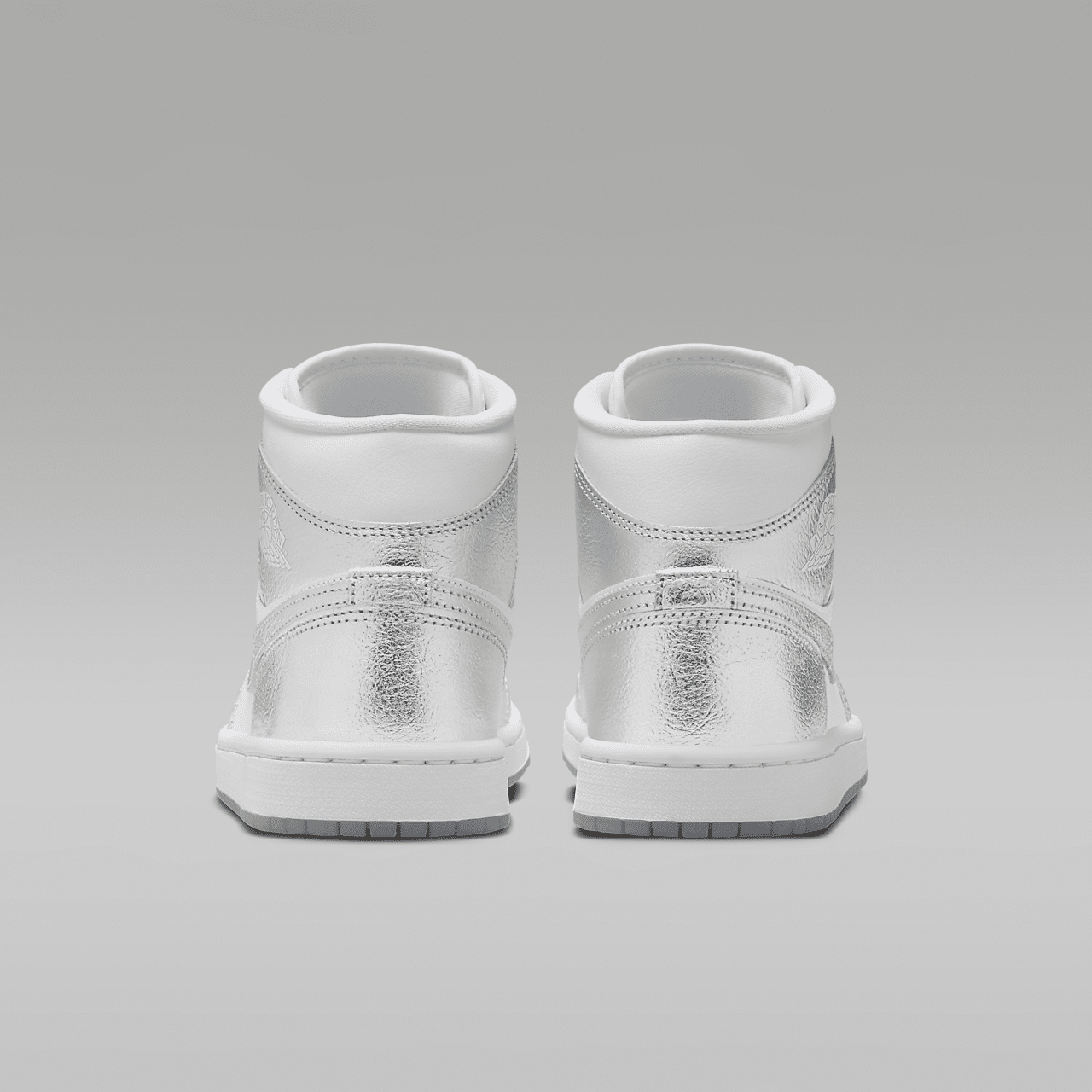 Womens Air Jordan 1 Mid SE Crinkled Chrome FN5031-100 | More Sneakers