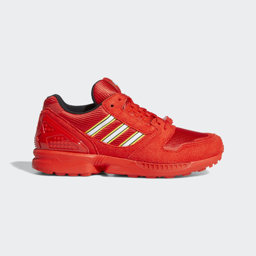 Lego x adidas Originals ZX 8000 Active Red FY7084 | More Sneakers