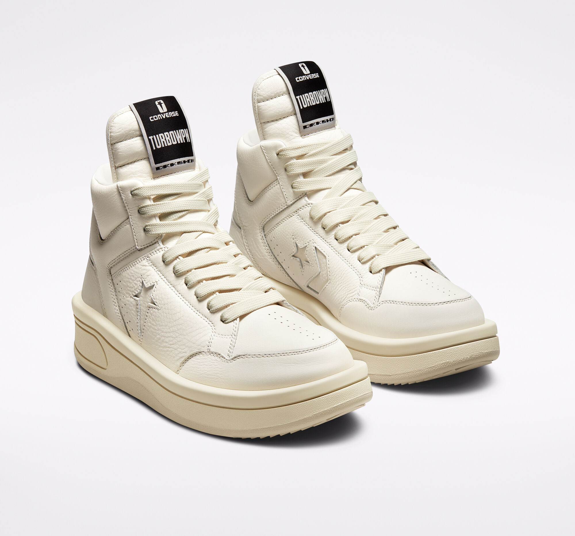 Rick Owens DRKSHDW x Converse TURBOWPN Egret 172343C/DC02DX343