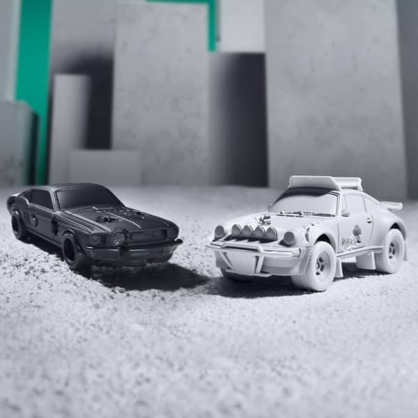 Hot Wheels x Daniel Arsham Car and Rally Case Set | Mattel Creations