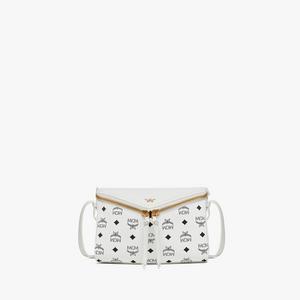 Small Diamant 3D Shoulder Bag in Visetos Leather Mix White | MCM ®US