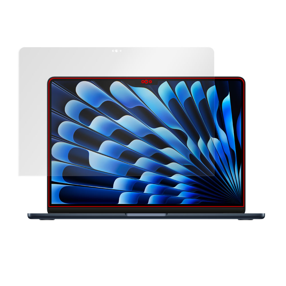MacBook Air 13インチ M4 2025 / M3 2024 用 保護フィルム | 高光沢