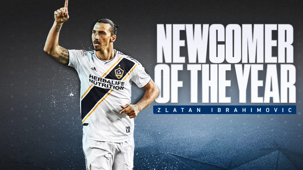 LA Galaxy's Zlatan Ibrahimovic named 2018 MLS Newcomer of the Year