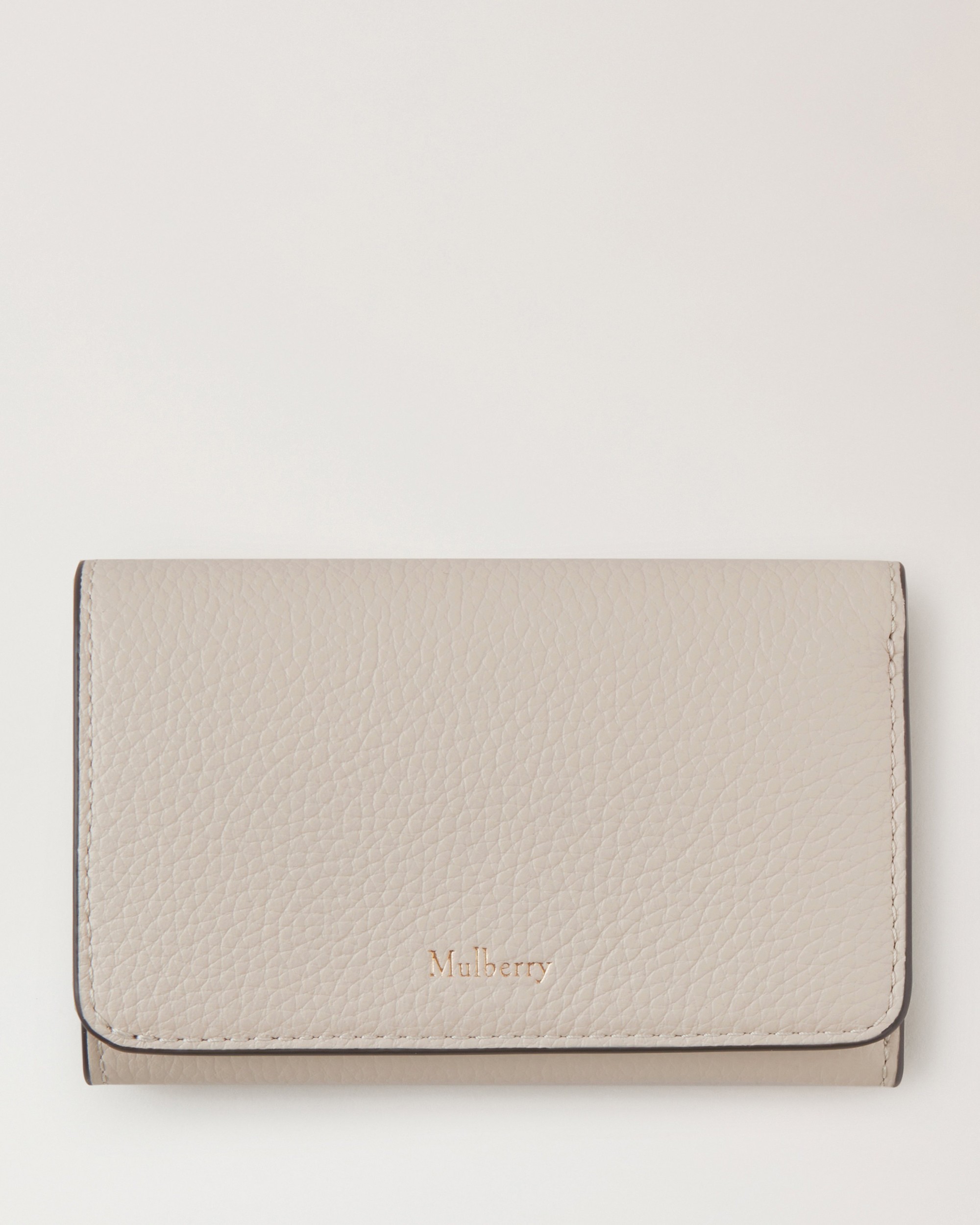 Mulberry | Continental Trifold | Chalk Small Classic Grain | Women