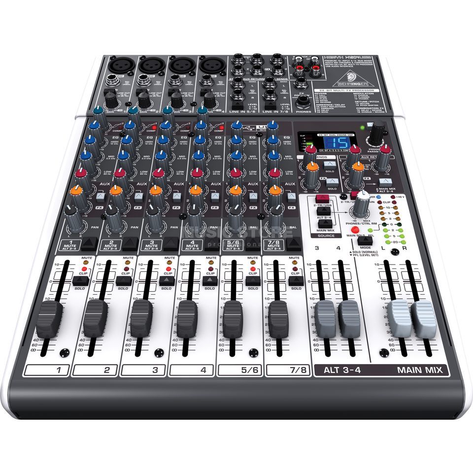 Behringer XENYX X1204USB 12-Channel Effect Mixer | USA