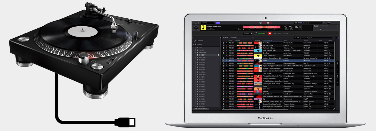 Pioneer DJ PLX-500-K USB record player - buy online | USA